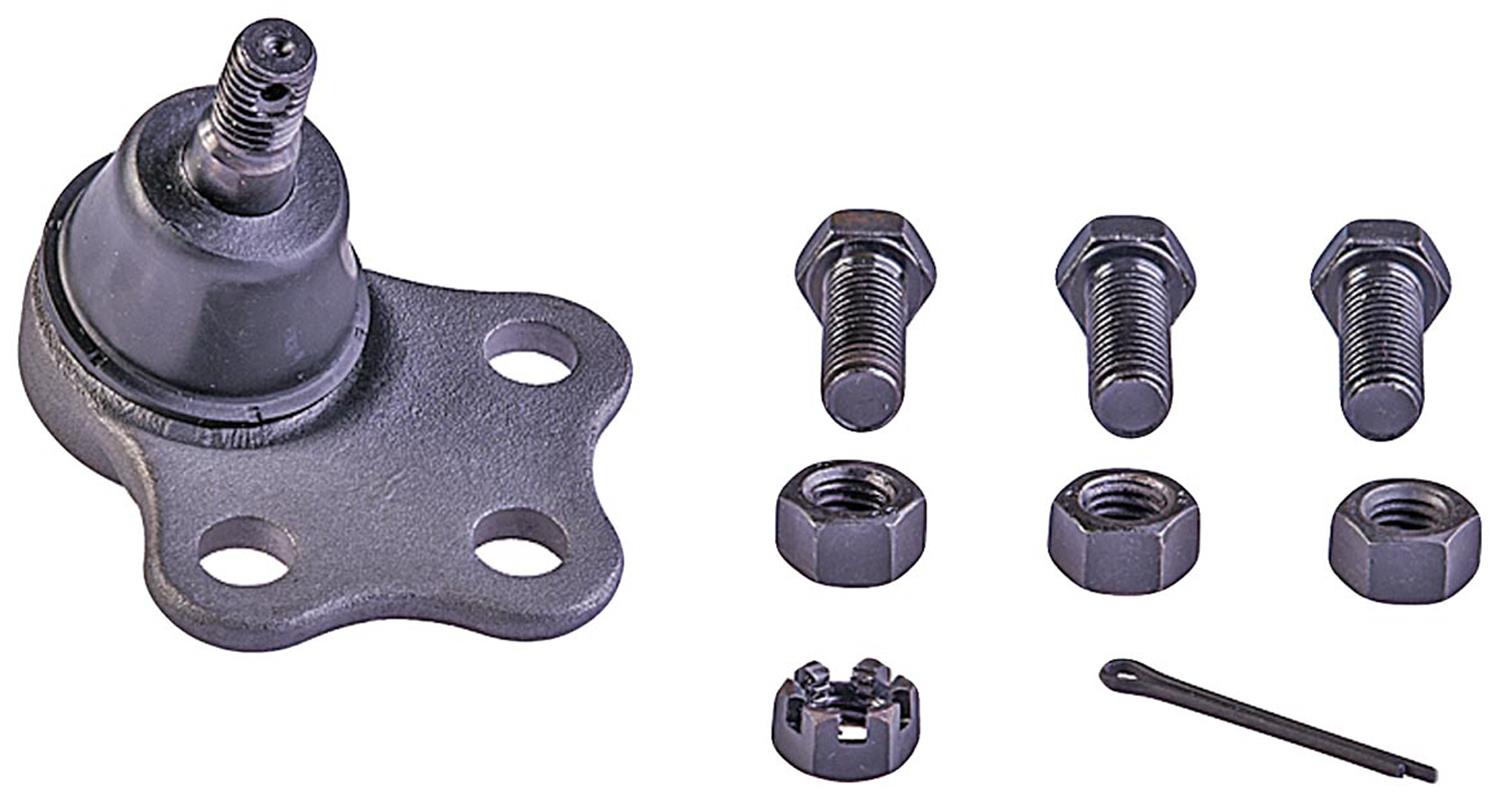 Ball Joint - Suspension Ball Joint - This extended life ball joint is built for smooth performance and superior durability. Featuring a hardened stud, highly polished ball, a maintenance-free polymer bearing, I.C.E. synthetic grease and premium corrosion resistance. - BJ91035XL Front, Driver or Passenger Side, Lower Ball Joint Premium Chassis Series - Suspension Ball Joint