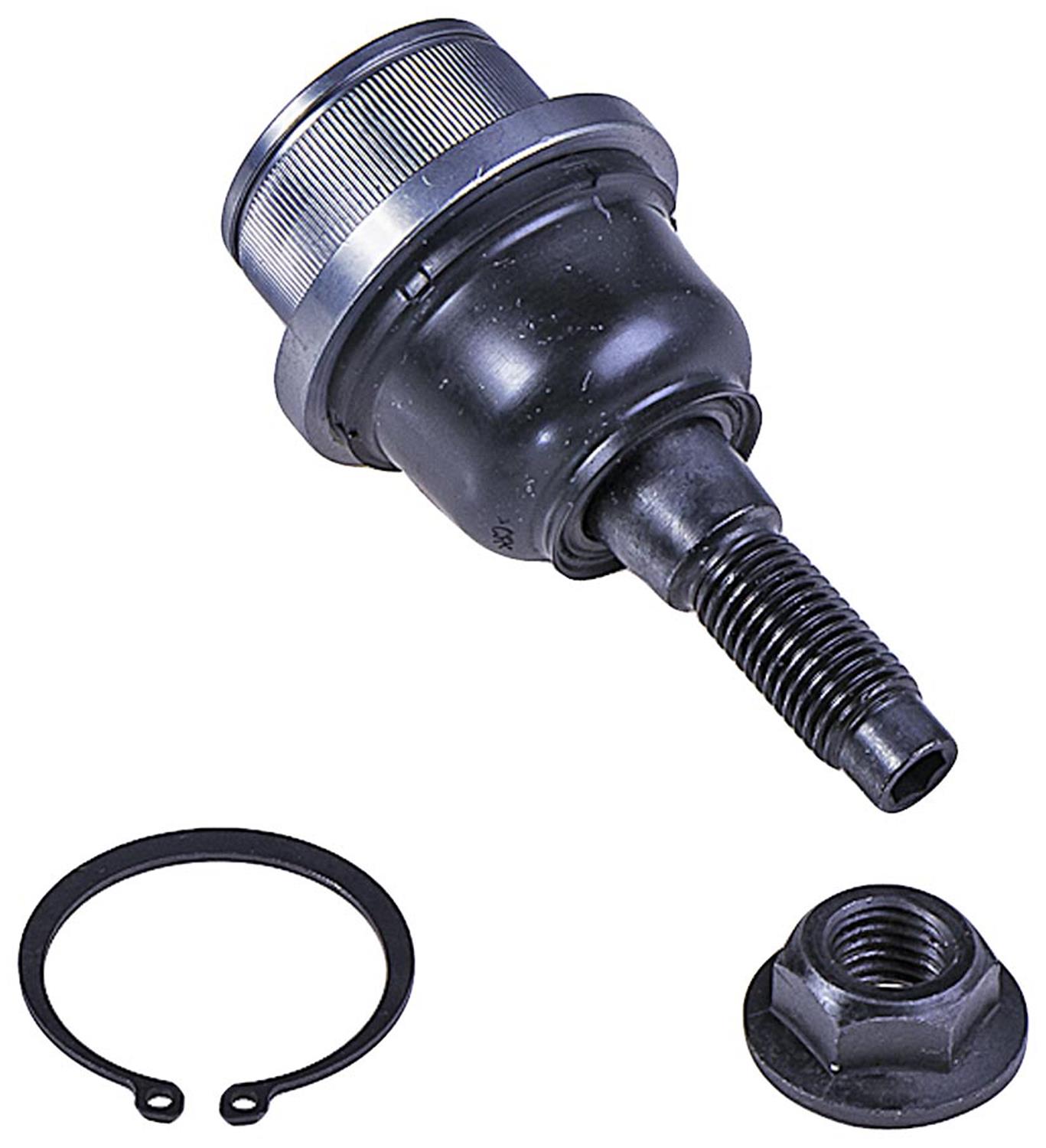 Ball Joint - Suspension Ball Joint - This extended life ball joint is built for smooth performance and superior durability. Featuring a hardened stud, highly polished ball, a maintenance-free polymer bearing, I.C.E. synthetic grease and premium corrosion resistance. - BJ92165XL Front, Driver or Passenger Side, Lower Ball Joint Premium Chassis Series - Suspension Ball Joint
