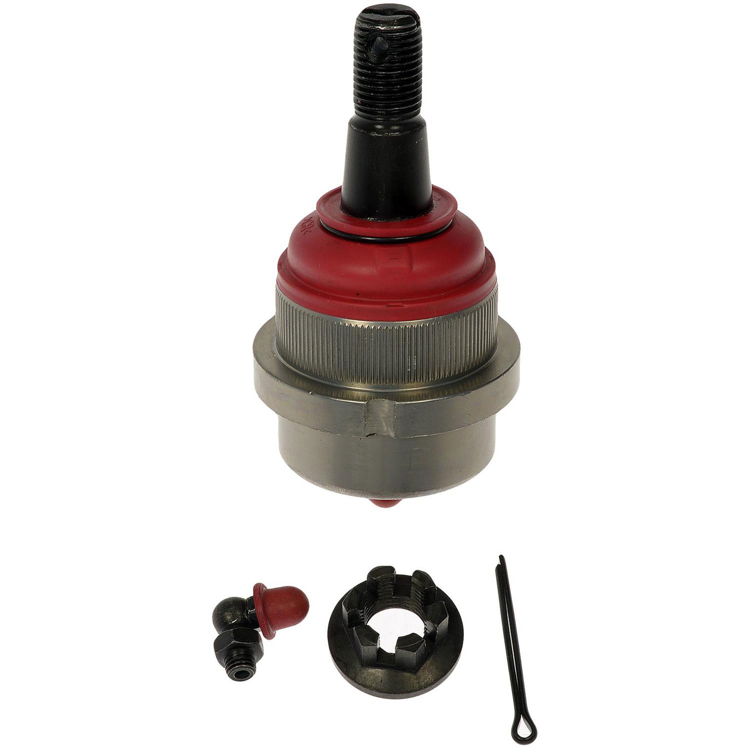 Alignment Ball Joint - Alignment Caster / Camber Ball Joint - This rugged duty ball joint is built for maximum load absorption and durability. Featuring a hardened ball stud with a highly polished ball, a serviceable integrated bearing, I.C.E. synthetic grease and premium corrosion resistance. - Alignment Caster / Camber Ball Joint - BJ96166RD Front, Driver or Passenger Side, Upper Ball Joint Premium Chassis Series