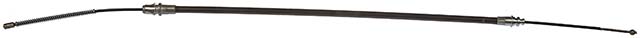 BRAKE CABLE - Parking Brake Cable - Emergency Brake Cable - This parking brake cable has been engineered and tested to match the fit, function and performance of the original brake cable on specific vehicles. It features a corrosion-resistant design and durable materials for added strength and longevity. - Dodge 1974-73, Dodge 1971-67, Plymouth 1971-67 - C92332 Parking Brake Cable First Stop Series - Parking Brake Cable