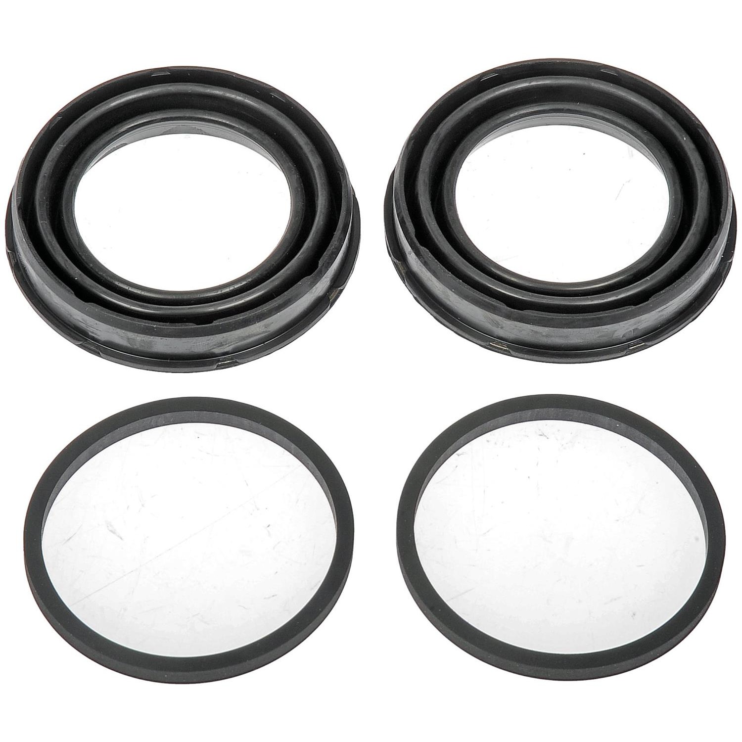 Caliper Repair Kit - Disc Brake Caliper Repair Kit - Brake Caliper Rebuild Kit - Brake Caliper Overhaul Kit - This disc brake caliper repair kit is designed to match the original components required to repair the caliper and restore proper operation of disc brakes on specified vehicles. Made of quality components for reliable performance and durability. - Chrysler 2010-06, General Motors 2016-06, Isuzu 2008-06, Saab 2009-06 - D670166 Direct Fit Disc Brake Caliper Seal Kit, Kit - Disc Brake Caliper Repair Kit - Dorman MAS D670166 Front Disc Brake Caliper Repair Kit Compatible with Select Models