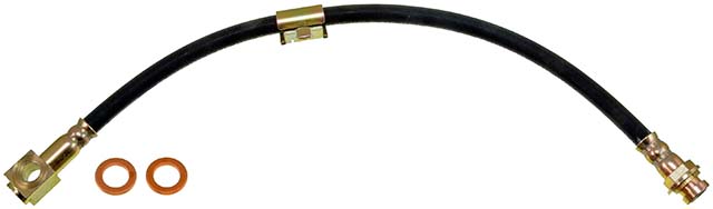 BRAKE HOSE - Brake Hydraulic Hose - Brake Hose - Brake Line - This automotive brake hydraulic hose was precision-engineered to match the fit, function and performance of the original brake hose on specific vehicles and positions to ensure safe, long-lasting durability as part of a complete brake repair. - Buick 1996-80, Chevrolet 1996-80, Oldsmobile 1996-80, Pontiac 1991-80 - Brake Hydraulic Hose - Dorman H106343 Front Driver Side Brake Hydraulic Hose Compatible with Select Models - H106343 Front, Driver Side First Stop Series Brake Line, Metal and Rubber