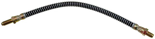 BRAKE HOSE - Brake Hydraulic Hose - Brake Hose - Brake Line - This automotive brake hydraulic hose was precision-engineered to match the fit, function and performance of the original brake hose on specific vehicles and positions to ensure safe, long-lasting durability as part of a complete brake repair. - Jaguar Vanden Plas 1994-90, Jaguar XJ12 1994, Jaguar XJ6 1994-88, Jaguar XJRS 1993 - H123781 Rear, Driver and Passenger Side First Stop Series Brake Line, Metal and Rubber