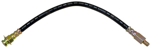 BRAKE HOSE - Brake Hydraulic Hose - Brake Line - Brake Hose - This automotive brake hydraulic hose was precision-engineered to match the fit, function and performance of the original brake hose on specific vehicles and positions to ensure safe, long-lasting durability as part of a complete brake repair. - Ford 1961, Ford 1956-54, Mercury 1960-59, Mercury 1956-54 - Dorman H18167 Brake Hydraulic Hose Compatible with Select Ford / Mercury Models - H18167 Front, Driver and Passenger Side First Stop Series Brake Line, EPDM Rubber