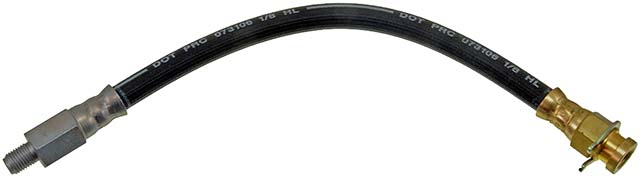 BRAKE HOSE - Brake Hydraulic Hose - Brake Line - Brake Hose - This automotive brake hydraulic hose was precision-engineered to match the fit, function and performance of the original brake hose on specific vehicles and positions to ensure safe, long-lasting durability as part of a complete brake repair. - Ford Club Wagon 1967-62, Ford Econoline 1967-61, Ford Galaxie 1961, Lincoln Continental 1960-58 - Dorman H25160 Brake Hydraulic Hose Compatible with Select Ford/Lincoln Models - H25160 First Stop Series Brake Line, EPDM Rubber