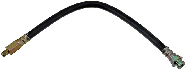 BRAKE HOSE - Brake Hydraulic Hose - Brake Line - Brake Hose - This automotive brake hydraulic hose was precision-engineered to match the fit, function and performance of the original brake hose on specific vehicles and positions to ensure safe, long-lasting durability as part of a complete brake repair. - American Motors 1976-73, Checker 1968-60, Ford 1965-57, Lincoln 1970-61, Mercury 1965-60 - Dorman H25665 Brake Hydraulic Hose Compatible with Select Models, Black - H25665 First Stop Series Brake Line, Metal and Rubber