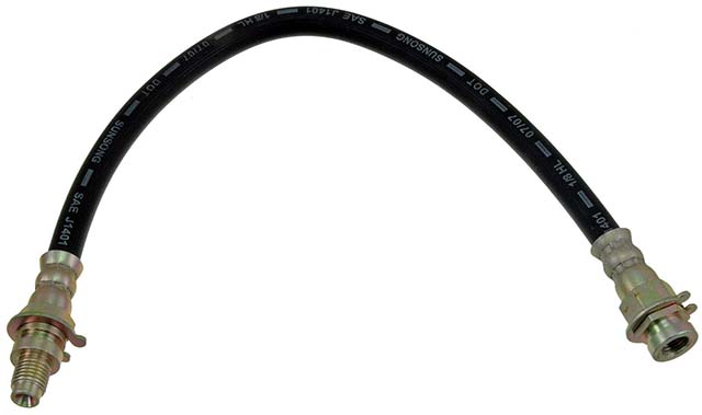 BRAKE HOSE - Brake Hydraulic Hose - Brake Line - Brake Hose - This automotive brake hydraulic hose was precision-engineered to match the fit, function and performance of the original brake hose on specific vehicles and positions to ensure safe, long-lasting durability as part of a complete brake repair. - Buick 1966-62, Chevrolet 1965-64, Oldsmobile 1965-64, Pontiac 1965-64 - Brake Hydraulic Hose - Dorman H36005 Brake Hydraulic Hose Compatible with Select Models - H36005 Rear, Driver or Passenger Side First Stop Series Brake Line, Metal and Rubber