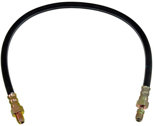 BRAKE HOSE - Brake Hydraulic Hose - Brake Hose - Brake Line - This automotive brake hydraulic hose was precision-engineered to match the fit, function and performance of the original brake hose on specific vehicles and positions to ensure safe, long-lasting durability as part of a complete brake repair. - International 1986-58 - Brake Hydraulic Hose - DORMAN 21.5" Flexible Rubber Hydraulic Brake Hose for International - Dorman H36512 Brake Hydraulic Hose Compatible with Select International Models - H36512 First Stop Series Brake Line, EPDM Rubber