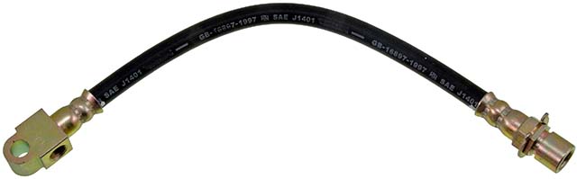 BRAKE HOSE - Brake Hydraulic Hose - Brake Hose - Brake Line - This automotive brake hydraulic hose was precision-engineered to match the fit, function and performance of the original brake hose on specific vehicles and positions to ensure safe, long-lasting durability as part of a complete brake repair. - Buick 1967, Oldsmobile 1967-66, Pontiac 1967-66 - Dorman H36569 Rear Center Brake Hydraulic Hose Compatible with Select Buick / Oldsmobile / Pontiac Models - H36569 Rear, Center First Stop Series Brake Line, EPDM Rubber
