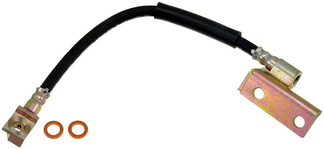 BRAKE HOSE - Brake Hydraulic Hose - Brake Line - Brake Hose - This automotive brake hydraulic hose was precision-engineered to match the fit, function and performance of the original brake hose on specific vehicles and positions to ensure safe, long-lasting durability as part of a complete brake repair. - Ford 1971-67, Mercury 1971-68 - Dorman H36645 Front Passenger Side Brake Hydraulic Hose Compatible with Select Ford / Mercury Models - H36645 Front, Passenger Side First Stop Series Brake Line, EPDM Rubber