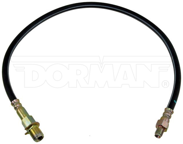BRAKE HOSE - Brake Hydraulic Hose - Brake Line - Brake Hose - This automotive brake hydraulic hose was precision-engineered to match the fit, function and performance of the original brake hose on specific vehicles and positions to ensure safe, long-lasting durability as part of a complete brake repair. - Chevrolet 1978-73, Chevrolet 1970-68, GMC 1978-73 - Brake Hydraulic Hose - DORMAN 26.38" Flexible Rubber Hydraulic Brake Hose for Chevrolet - Dorman H36696 Brake Hydraulic Hose Compatible with Select Chevrolet/GMC Models - H36696 Front, Driver and Passenger Side First Stop Series Brake Line, EPDM Rubber