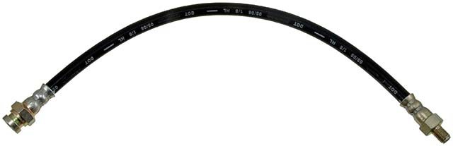 BRAKE HOSE - Brake Hydraulic Hose - Brake Line - Brake Hose - This automotive brake hydraulic hose was precision-engineered to match the fit, function and performance of the original brake hose on specific vehicles and positions to ensure safe, long-lasting durability as part of a complete brake repair. - Nissan 520 Pickup 1968-67, Nissan 521 Pickup 1972-68, Nissan 620 1977-75 - Dorman H36737 Brake Hydraulic Hose Compatible with Select Nissan Models - H36737 Front, Driver and Passenger Side First Stop Series Brake Line, Metal and Rubber