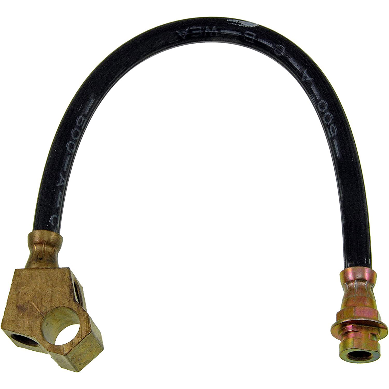 BRAKE HOSE - Brake Hydraulic Hose - Brake Line - Brake Hose - This automotive brake hydraulic hose was precision-engineered to match the fit, function and performance of the original brake hose on specific vehicles and positions to ensure safe, long-lasting durability as part of a complete brake repair. - Ford Maverick 1975-73, Mercury Comet 1975-73 - Dorman H36782 Rear Center Brake Hydraulic Hose Compatible with Select Ford / Mercury Models - H36782 Rear, Center First Stop Series Brake Line, EPDM Rubber