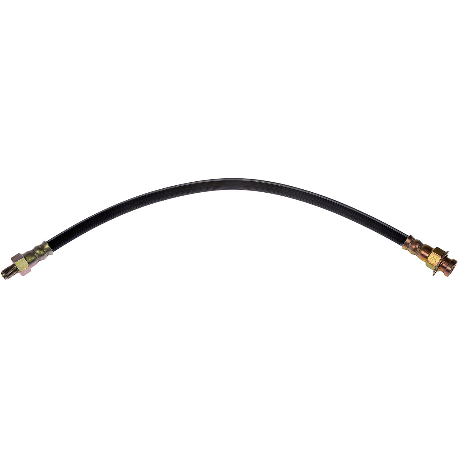 BRAKE HOSE - Brake Hydraulic Hose - Brake Line - Brake Hose - This automotive brake hydraulic hose was precision-engineered to match the fit, function and performance of the original brake hose on specific vehicles and positions to ensure safe, long-lasting durability as part of a complete brake repair. - Volvo 122 1968-62 - H36905 Front, Driver Side First Stop Series Brake Line, Metal and Rubber