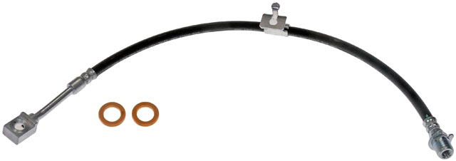 BRAKE HOSE - Brake Hydraulic Hose - Brake Line - Brake Hose - This automotive brake hydraulic hose was precision-engineered to match the fit, function and performance of the original brake hose on specific vehicles and positions to ensure safe, long-lasting durability as part of a complete brake repair. - Chevrolet 1999-79, GMC 1999-79 - Dorman H36957 Front Passenger Side Brake Hydraulic Hose Compatible with Select Chevrolet / GMC Models - H36957 Front, Passenger Side First Stop Series Brake Line, Metal and Rubber