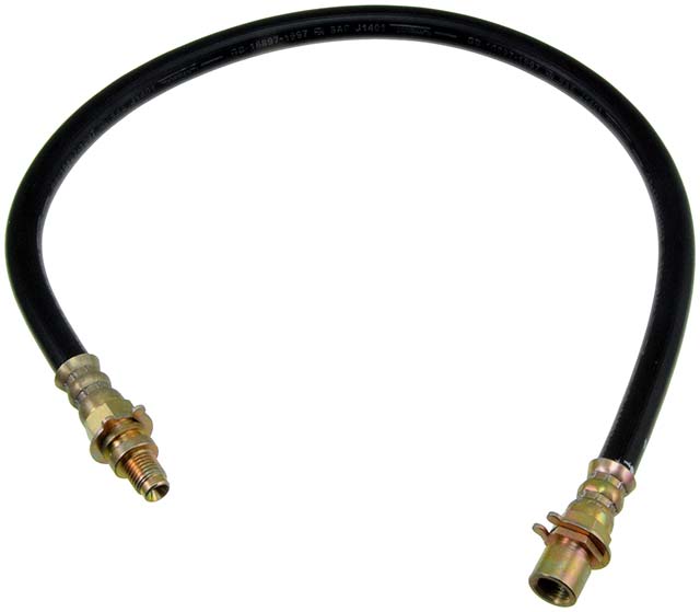 BRAKE HOSE - Brake Hydraulic Hose - Brake Hose - Brake Line - This automotive brake hydraulic hose was precision-engineered to match the fit, function and performance of the original brake hose on specific vehicles and positions to ensure safe, long-lasting durability as part of a complete brake repair. - Chevrolet 1972, Chevrolet 1970-67, Ford 1970-61, GMC 1971-67 - DORMAN 22.88" Flexible Rubber Hydraulic Brake Hose for Chevrolet - Dorman H36959 Brake Hydraulic Hose Compatible with Select Chevrolet / Ford / GMC Models, Black - H36959 First Stop Series Brake Line, Metal and Rubber