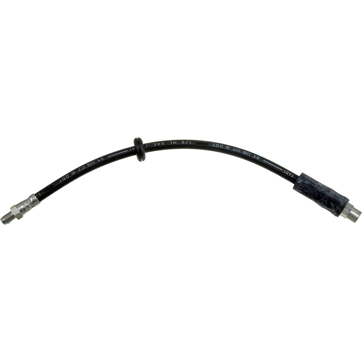 BRAKE HOSE - Brake Hydraulic Hose - Brake Hose - Brake Line - This automotive brake hydraulic hose was precision-engineered to match the fit, function and performance of the original brake hose on specific vehicles and positions to ensure safe, long-lasting durability as part of a complete brake repair. - Audi 1991-86 - H380008 Front, Driver and Passenger Side First Stop Series Brake Line, Metal and Rubber