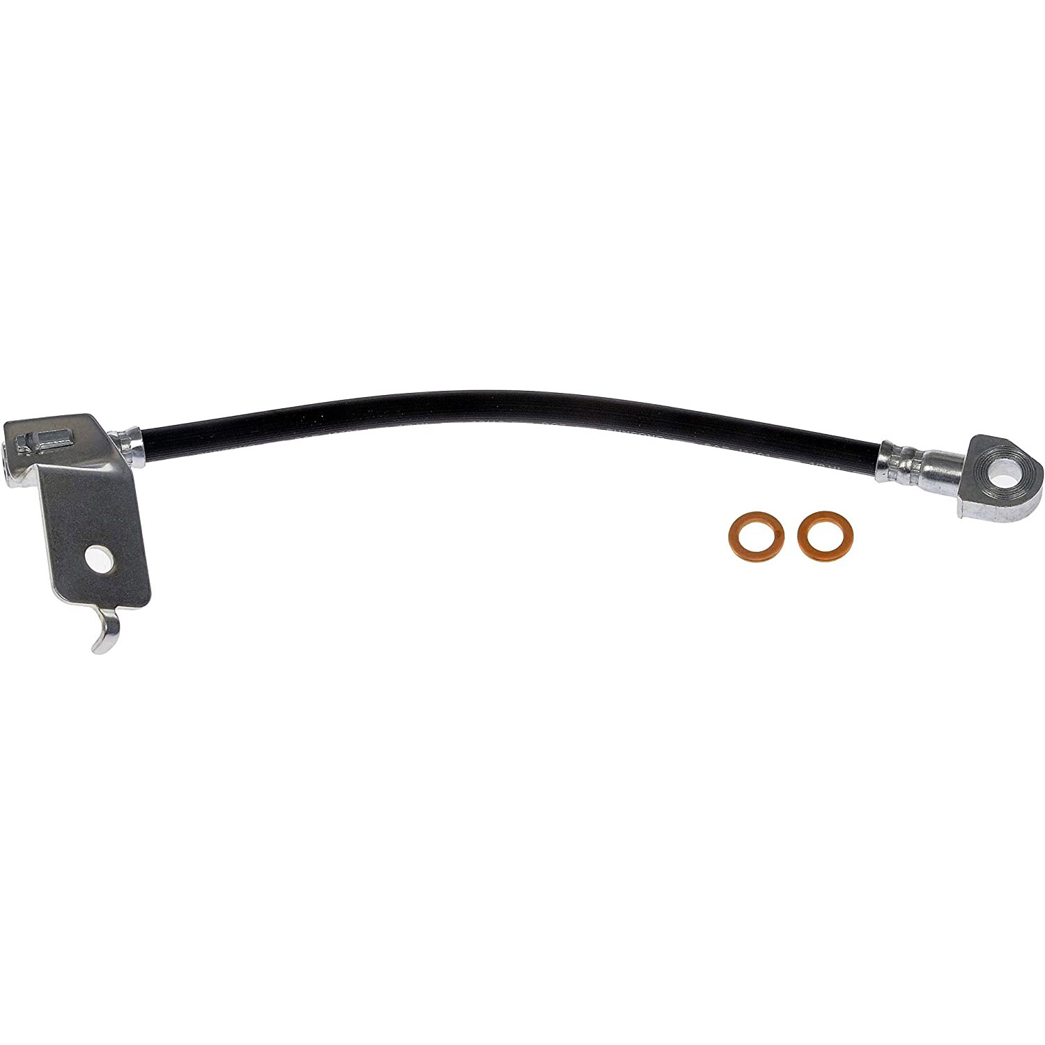 BRAKE HOSE - Brake Hydraulic Hose - Brake Line - Brake Hose - This automotive brake hydraulic hose was precision-engineered to match the fit, function and performance of the original brake hose on specific vehicles and positions to ensure safe, long-lasting durability as part of a complete brake repair. - Ford 1997-92, Lincoln 1997-91, Mercury 1997-92 - Dorman H380043 Brake Hydraulic Hose Compatible with Select Ford/Lincoln/Mercury Models - H380043 First Stop Series Brake Line, Metal and Rubber