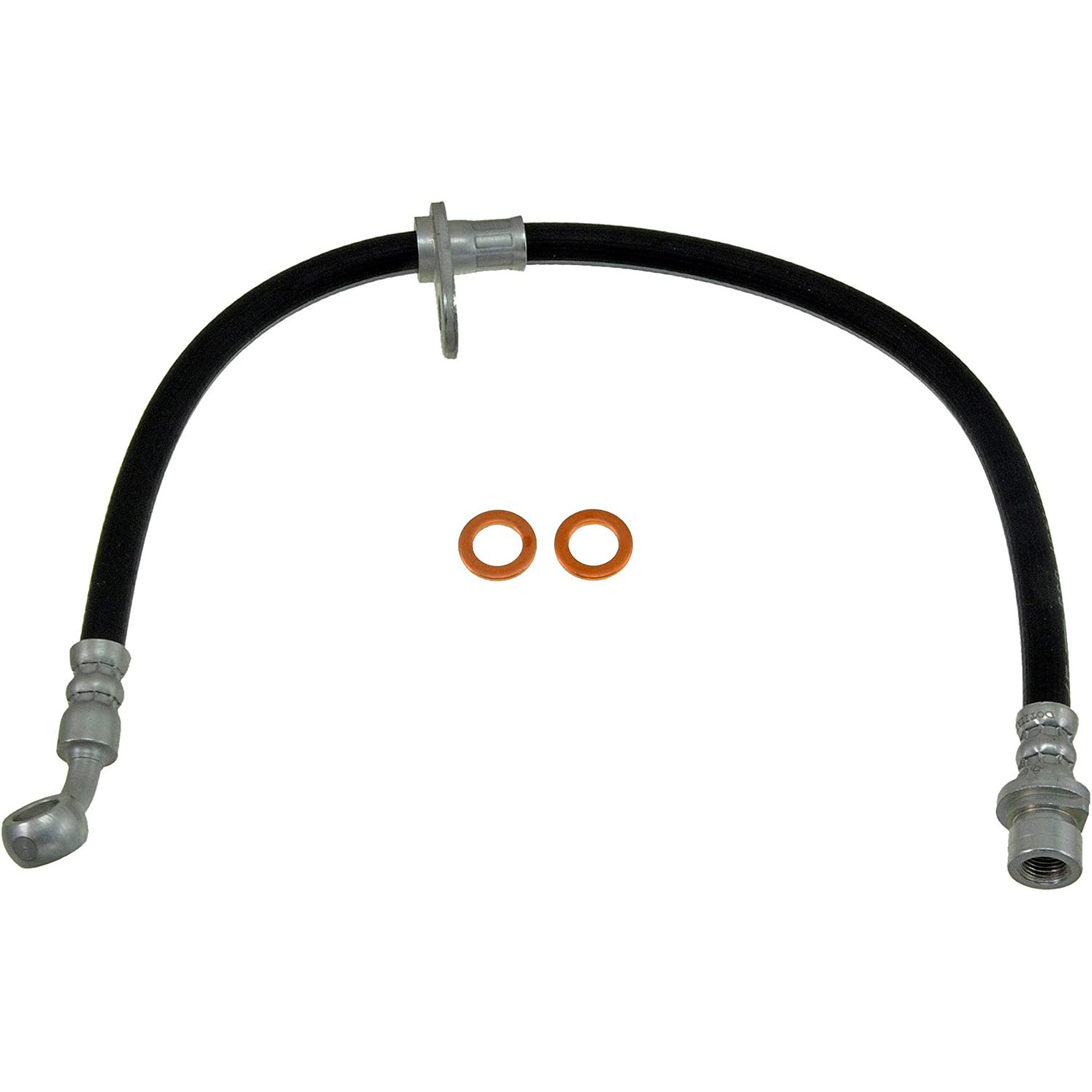 BRAKE HOSE - Brake Hydraulic Hose - Brake Line - Brake Hose - This automotive brake hydraulic hose was precision-engineered to match the fit, function and performance of the original brake hose on specific vehicles and positions to ensure safe, long-lasting durability as part of a complete brake repair. - Acura Integra 2001-94, Honda Civic 2000-99, Honda Civic 1995-92, Honda Civic del Sol 1997-93 - Brake Hydraulic Hose - Dorman H380062 Rear Passenger Side Brake Hydraulic Hose Compatible with Select Acura/Honda Models - H380062 Rear, Passenger Side First Stop Series Brake Line, Metal and Rubber
