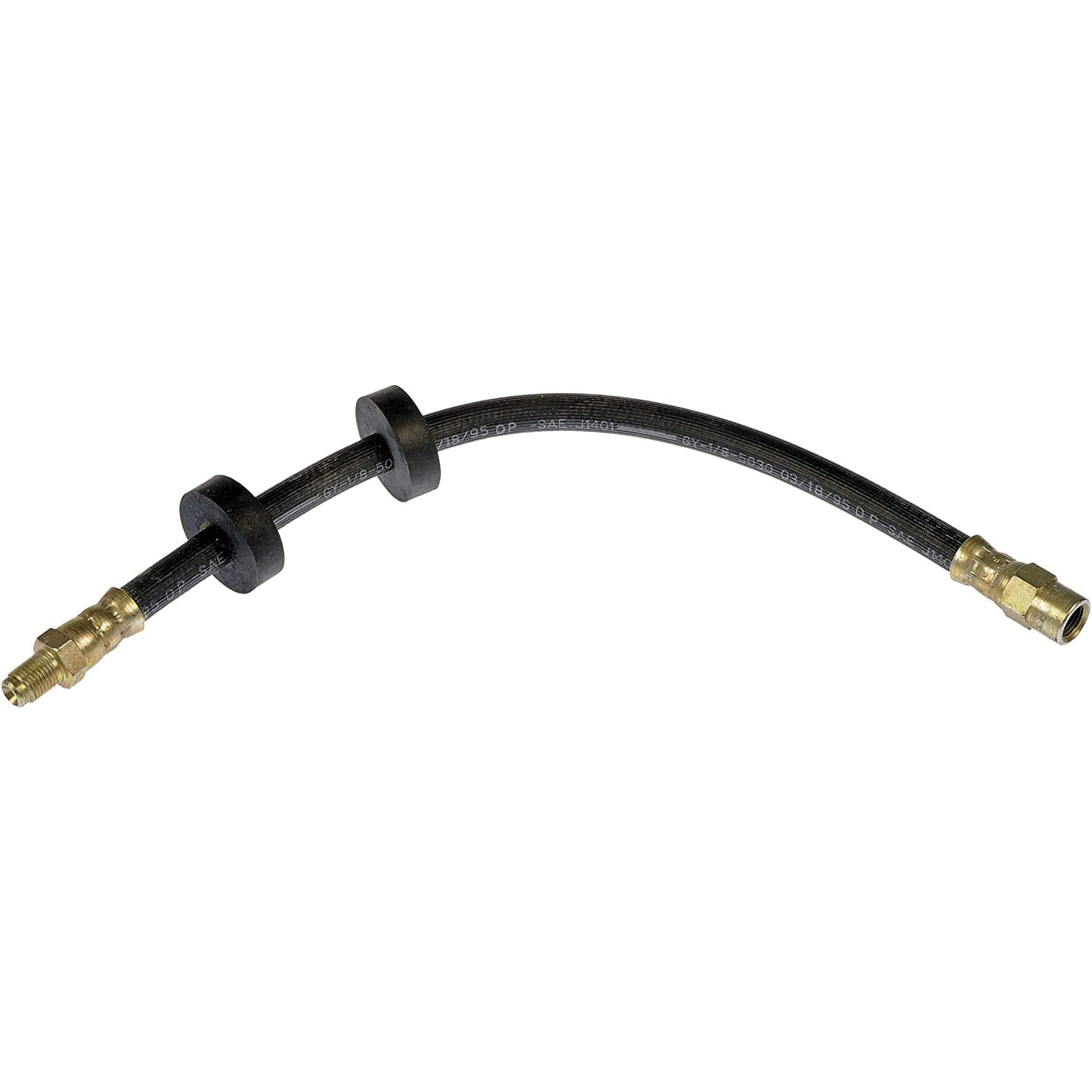 BRAKE HOSE - Brake Hydraulic Hose - Brake Hose - Brake Line - This automotive brake hydraulic hose was precision-engineered to match the fit, function and performance of the original brake hose on specific vehicles and positions to ensure safe, long-lasting durability as part of a complete brake repair. - Audi 1992-73, Volkswagen 1993-74 - Dorman H38028 Brake Hydraulic Hose Compatible with Select Audi / Volkswagen Models - H38028 Front, Driver and Passenger Side First Stop Series Brake Line, Metal and Rubber
