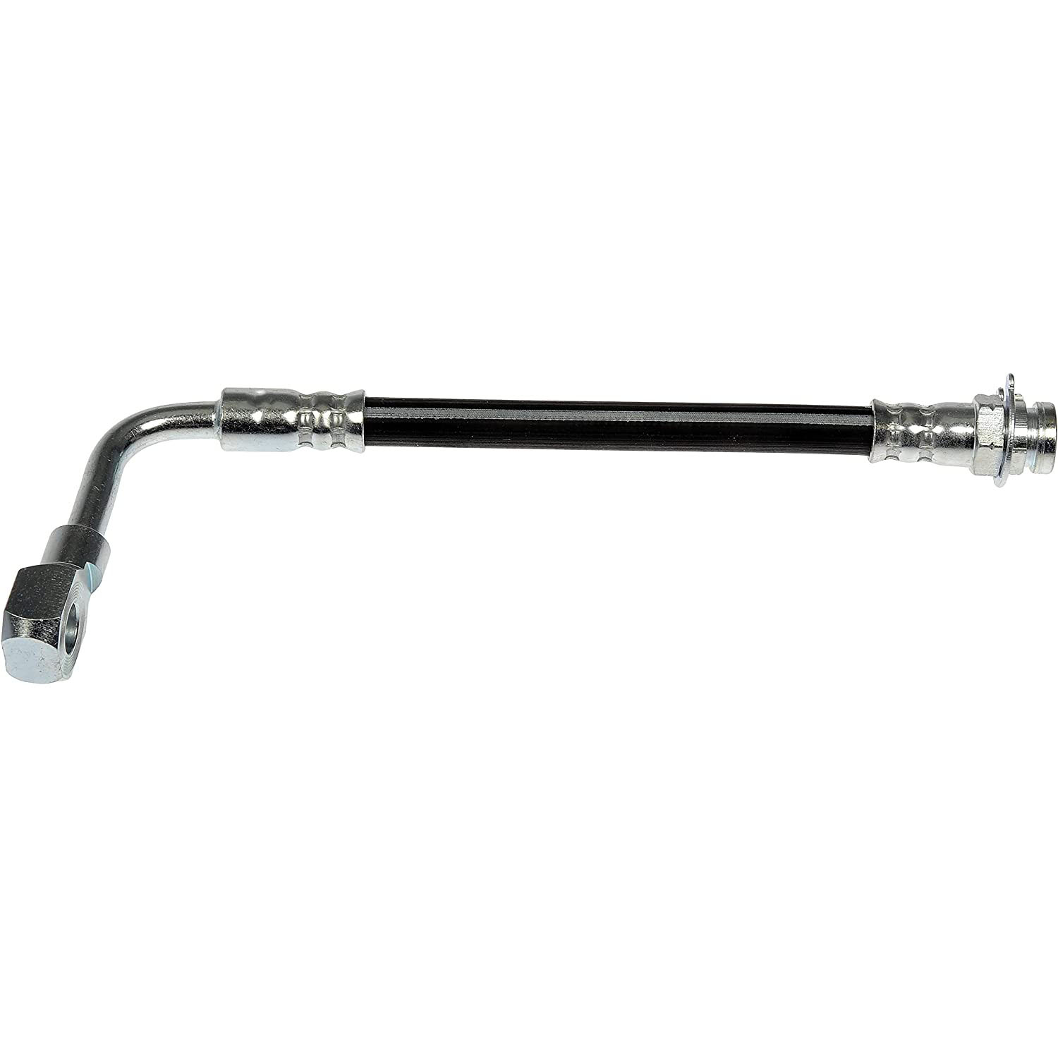 BRAKE HOSE - Brake Hydraulic Hose - Brake Line - Brake Hose - This automotive brake hydraulic hose was precision-engineered to match the fit, function and performance of the original brake hose on specific vehicles and positions to ensure safe, long-lasting durability as part of a complete brake repair. - Chevrolet Caprice 1996-94, Chevrolet Impala 1996-94 - Dorman H380409 Brake Hydraulic Hose Compatible with Select Chevrolet Models - H380409 Rear, Driver and Passenger Side First Stop Series Brake Line, EPDM Rubber