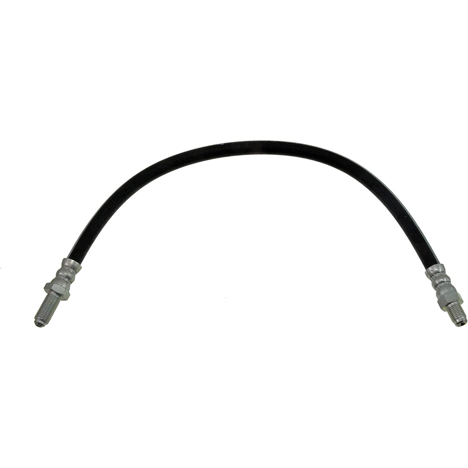 BRAKE HOSE - Brake Hydraulic Hose - Brake Hose - Brake Line - This automotive brake hydraulic hose was precision-engineered to match the fit, function and performance of the original brake hose on specific vehicles and positions to ensure safe, long-lasting durability as part of a complete brake repair. - Jaguar Vanden Plas 1997-90, Jaguar XJ6 1997-95, Jaguar XJR 1997-95 - Brake Hydraulic Hose - H380567 Front, Driver and Passenger Side First Stop Series Brake Line, Metal and Rubber