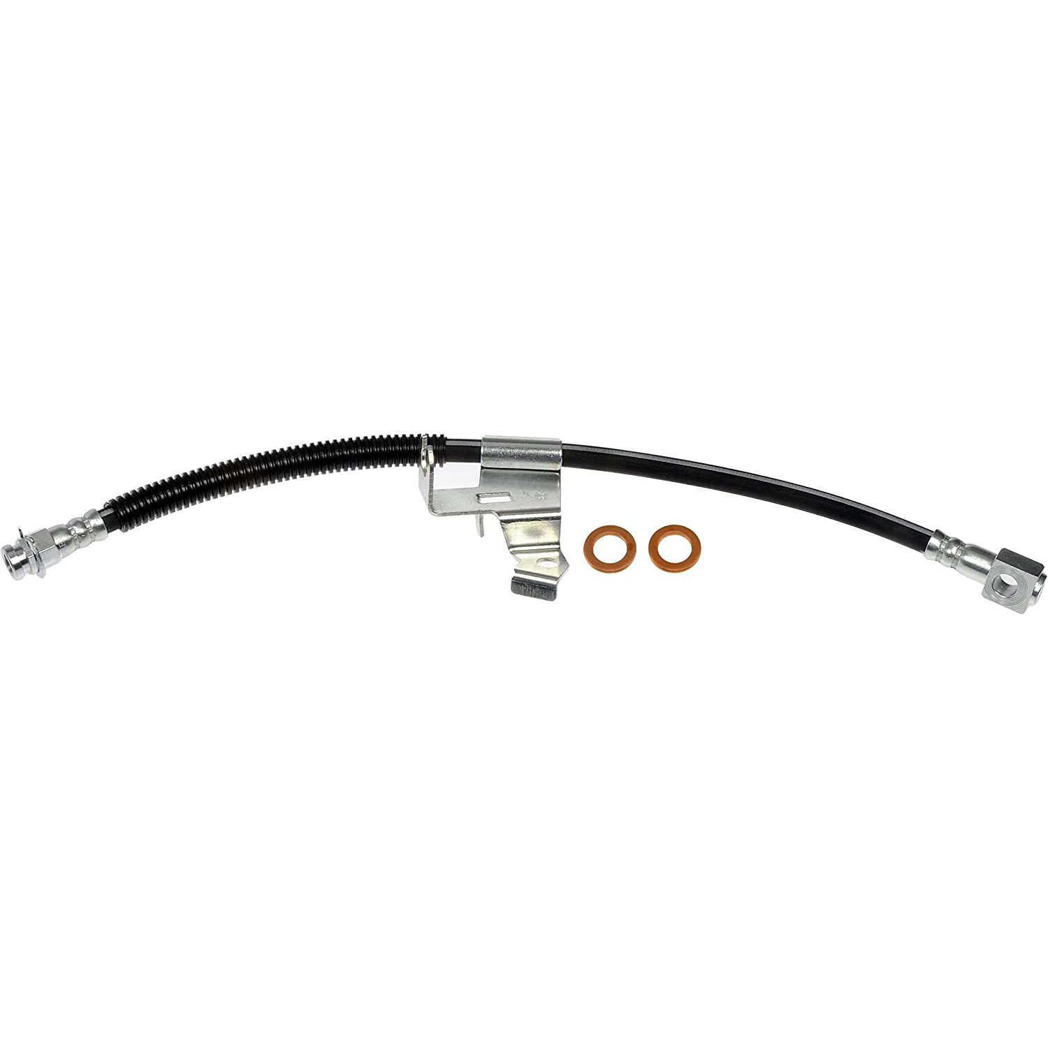 BRAKE HOSE - Brake Hydraulic Hose - Brake Line - Brake Hose - This automotive brake hydraulic hose was precision-engineered to match the fit, function and performance of the original brake hose on specific vehicles and positions to ensure safe, long-lasting durability as part of a complete brake repair. - Buick 2005-97, Cadillac 2005-93, Oldsmobile 2003-01, Oldsmobile 1999-97, Pontiac 2005-00 - Dorman H380908 Front Passenger Side Brake Hydraulic Hose Compatible with Select Models, Black - H380908 Front, Passenger Side First Stop Series Brake Line, EPDM Rubber