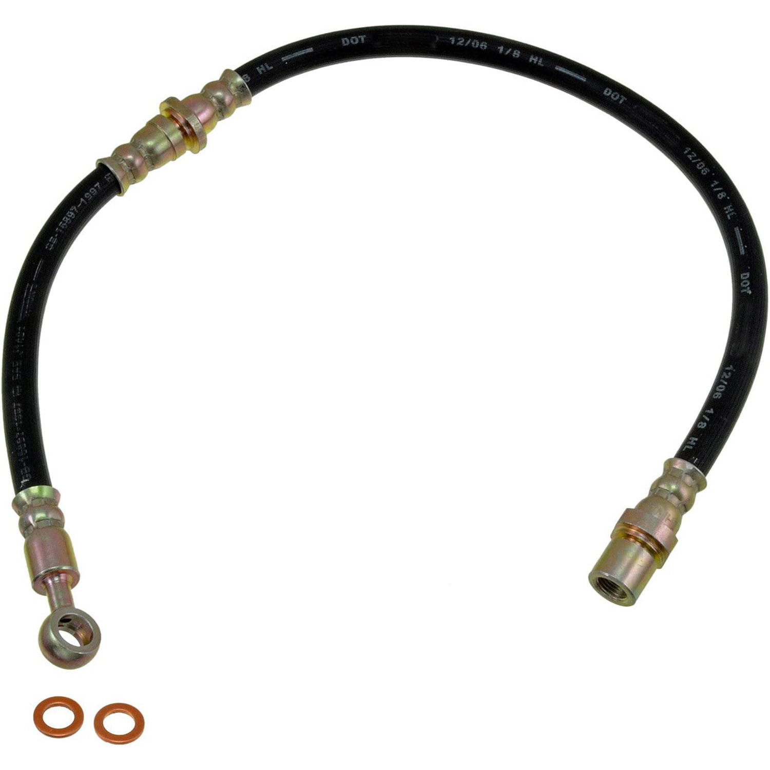 BRAKE HOSE - Brake Hydraulic Hose - Brake Line - Brake Hose - This automotive brake hydraulic hose was precision-engineered to match the fit, function and performance of the original brake hose on specific vehicles and positions to ensure safe, long-lasting durability as part of a complete brake repair. - Subaru Forester 2002-98, Subaru Legacy 1999-95 - Dorman H381148 Front Passenger Side Brake Hydraulic Hose Compatible with Select Subaru Models - H381148 Front, Passenger Side First Stop Series Brake Line, EPDM Rubber
