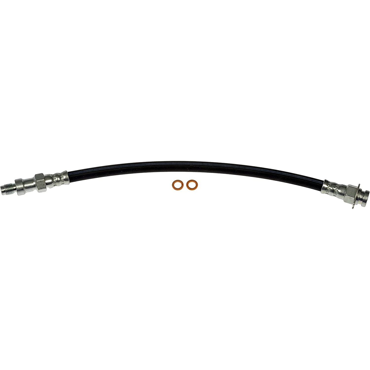 BRAKE HOSE - Brake Hydraulic Hose - Brake Hose - Brake Line - This automotive brake hydraulic hose was precision-engineered to match the fit, function and performance of the original brake hose on specific vehicles and positions to ensure safe, long-lasting durability as part of a complete brake repair. - Chevrolet Bel Air 1957-55, Oldsmobile 98 1960, Oldsmobile Dynamic 1960, Oldsmobile Super 88 1960 - Dorman H381174 Brake Hydraulic Hose Compatible with Select Chevrolet / Oldsmobile Models - H381174 Front, Driver and Passenger Side First Stop Series Brake Line, Metal and Rubber
