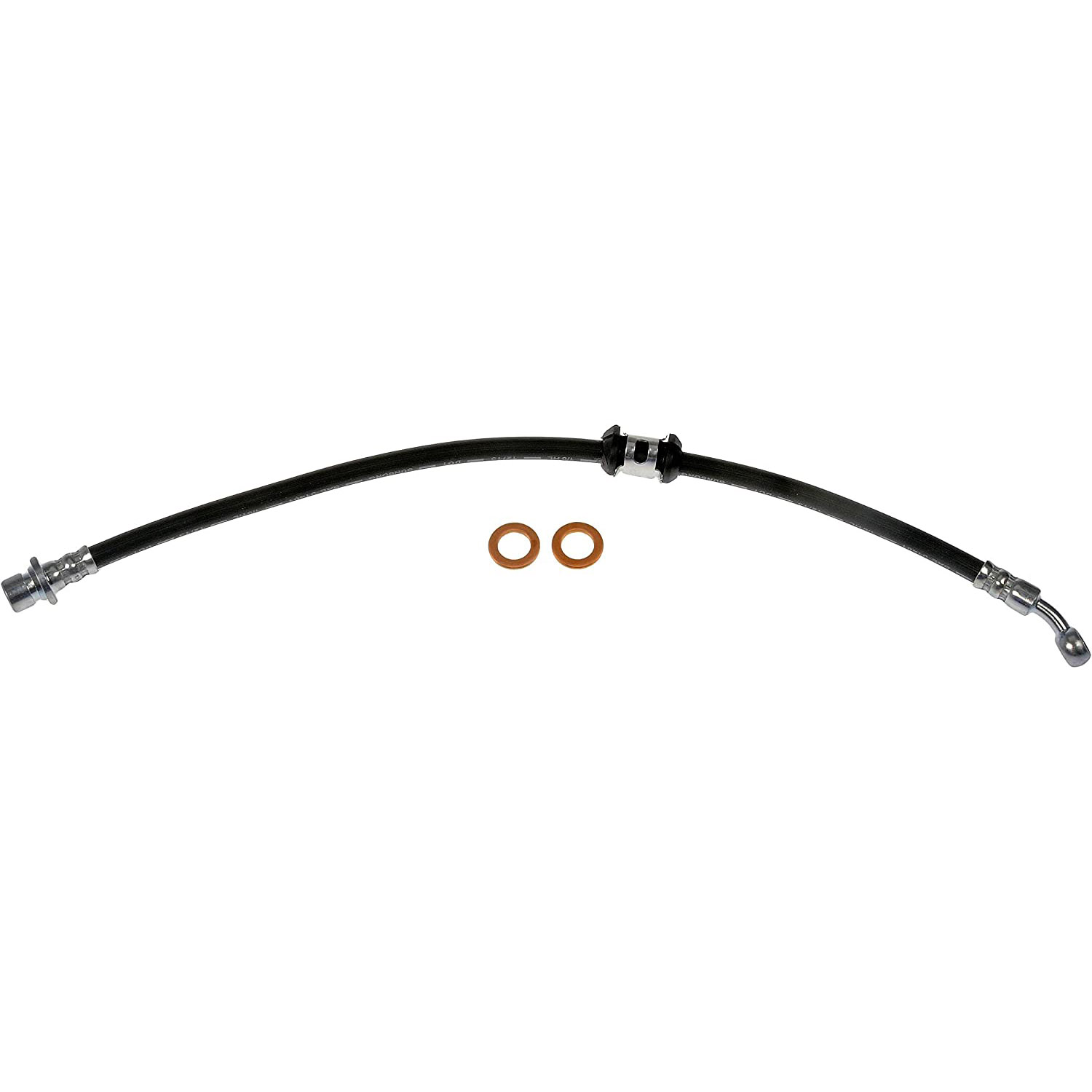 BRAKE HOSE - Brake Hydraulic Hose - Brake Line - Brake Hose - This automotive brake hydraulic hose was precision-engineered to match the fit, function and performance of the original brake hose on specific vehicles and positions to ensure safe, long-lasting durability as part of a complete brake repair. - Honda Accord 1985-84 - Dorman H38284 Front Passenger Side Brake Hydraulic Hose Compatible with Select Honda Models - H38284 Front, Passenger Side First Stop Series Brake Line, EPDM Rubber