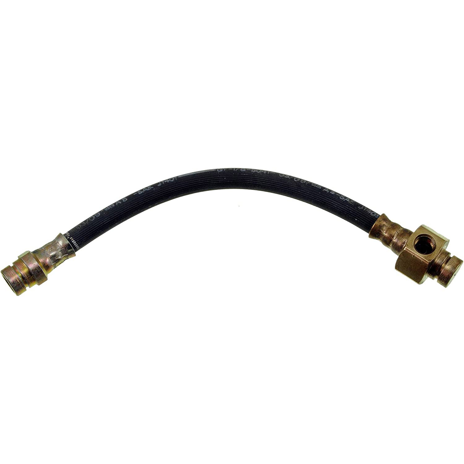 BRAKE HOSE - Brake Hydraulic Hose - Brake Hose - Brake Line - This automotive brake hydraulic hose was precision-engineered to match the fit, function and performance of the original brake hose on specific vehicles and positions to ensure safe, long-lasting durability as part of a complete brake repair. - Honda Civic 1979-78, Honda Civic 1975-73 - H38403 Rear, Driver or Passenger Side First Stop Series Brake Line, EPDM Rubber
