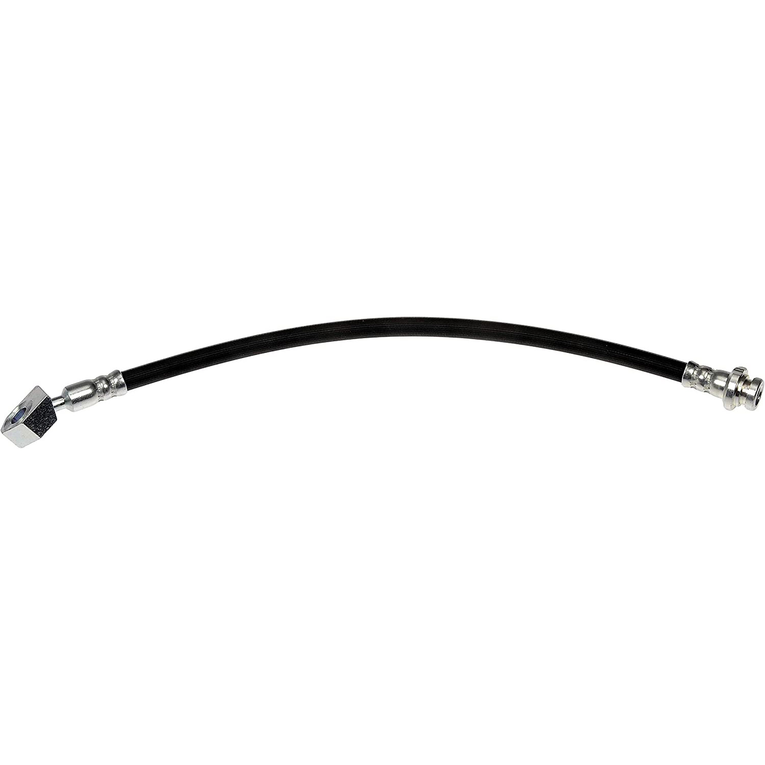 BRAKE HOSE - Brake Hydraulic Hose - Brake Line - Brake Hose - This automotive brake hydraulic hose was precision-engineered to match the fit, function and performance of the original brake hose on specific vehicles and positions to ensure safe, long-lasting durability as part of a complete brake repair. - Nissan 720 1983, Nissan D21 1994-86, Nissan Pickup 2006-72 - Dorman H38491 Brake Hydraulic Hose Compatible with Select Nissan Models,Black - H38491 First Stop Series Brake Line, Metal and Rubber