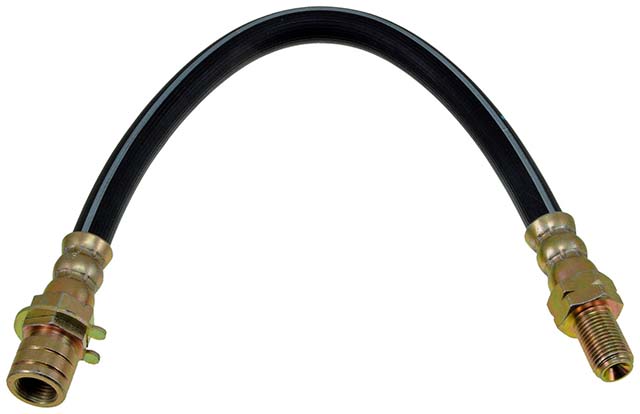 BRAKE HOSE - Brake Hydraulic Hose - Brake Line - Brake Hose - This automotive brake hydraulic hose was precision-engineered to match the fit, function and performance of the original brake hose on specific vehicles and positions to ensure safe, long-lasting durability as part of a complete brake repair. - International 1997-80 - Brake Hydraulic Hose - DORMAN 11.5" Flexible Rubber Hydraulic Brake Hose for International - Dorman H38510: Brake Hydraulic Hose - H38510 Brake Line
