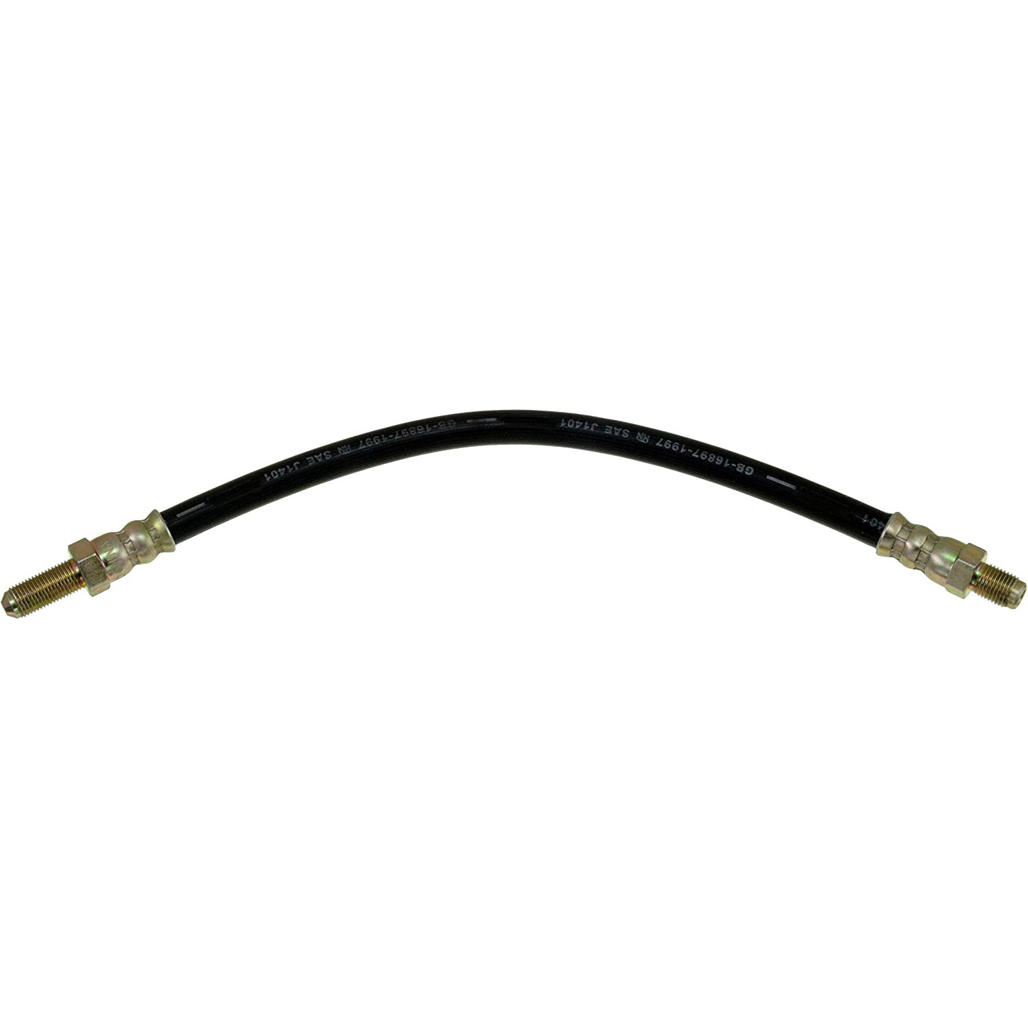 BRAKE HOSE - Brake Hydraulic Hose - Brake Hose - Brake Line - This automotive brake hydraulic hose was precision-engineered to match the fit, function and performance of the original brake hose on specific vehicles and positions to ensure safe, long-lasting durability as part of a complete brake repair. - Jaguar 1995-93, Saab 1994-79 - Dorman H38515 Brake Hydraulic Hose Compatible with Select Jaguar/Saab Models - H38515 First Stop Series Brake Line, EPDM Rubber