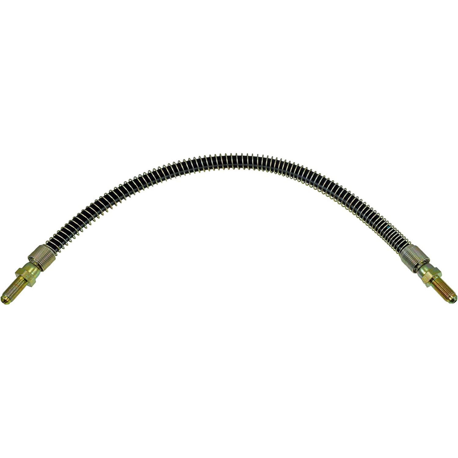 BRAKE HOSE - Brake Hydraulic Hose - Brake Line - Brake Hose - This automotive brake hydraulic hose was precision-engineered to match the fit, function and performance of the original brake hose on specific vehicles and positions to ensure safe, long-lasting durability as part of a complete brake repair. - Jaguar 1992-74, Land Rover 1997, Land Rover 1995-93 - Dorman H38546 Brake Hydraulic Hose Compatible with Select Jaguar / Land Rover Models - H38546 Front, Driver and Passenger Side First Stop Series Brake Line, EPDM Rubber