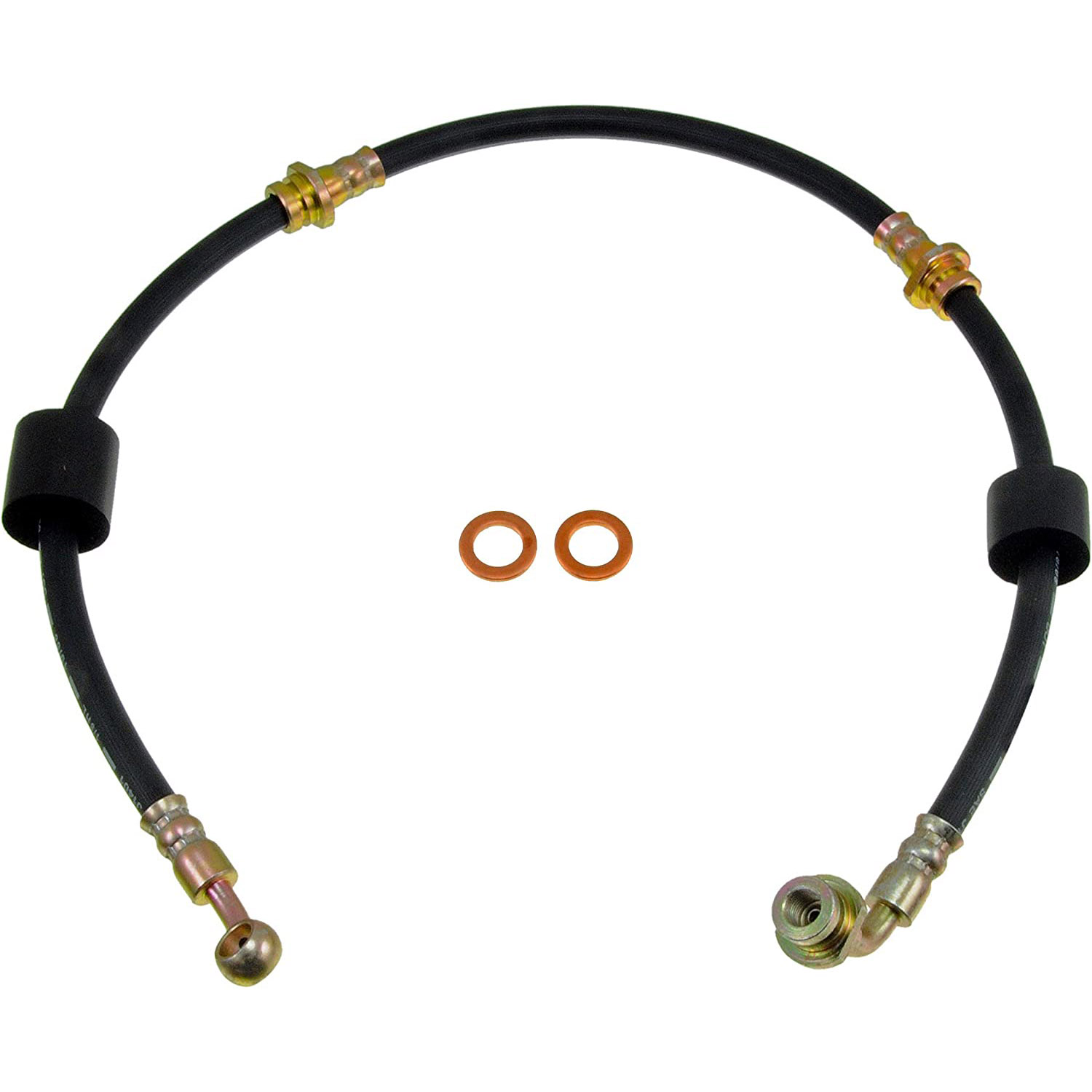 BRAKE HOSE - Brake Hydraulic Hose - Brake Hose - Brake Line - This automotive brake hydraulic hose was precision-engineered to match the fit, function and performance of the original brake hose on specific vehicles and positions to ensure safe, long-lasting durability as part of a complete brake repair. - Chevrolet Tracker 1998, Geo Tracker 1997-89, Suzuki Sidekick 1998-89, Suzuki X-90 1998-96 - Dorman H38617 Front Driver Side Brake Hydraulic Hose Compatible with Select Chevrolet/Geo/Suzuki Models - H38617 Front, Driver Side First Stop Series Brake Line, EPDM Rubber