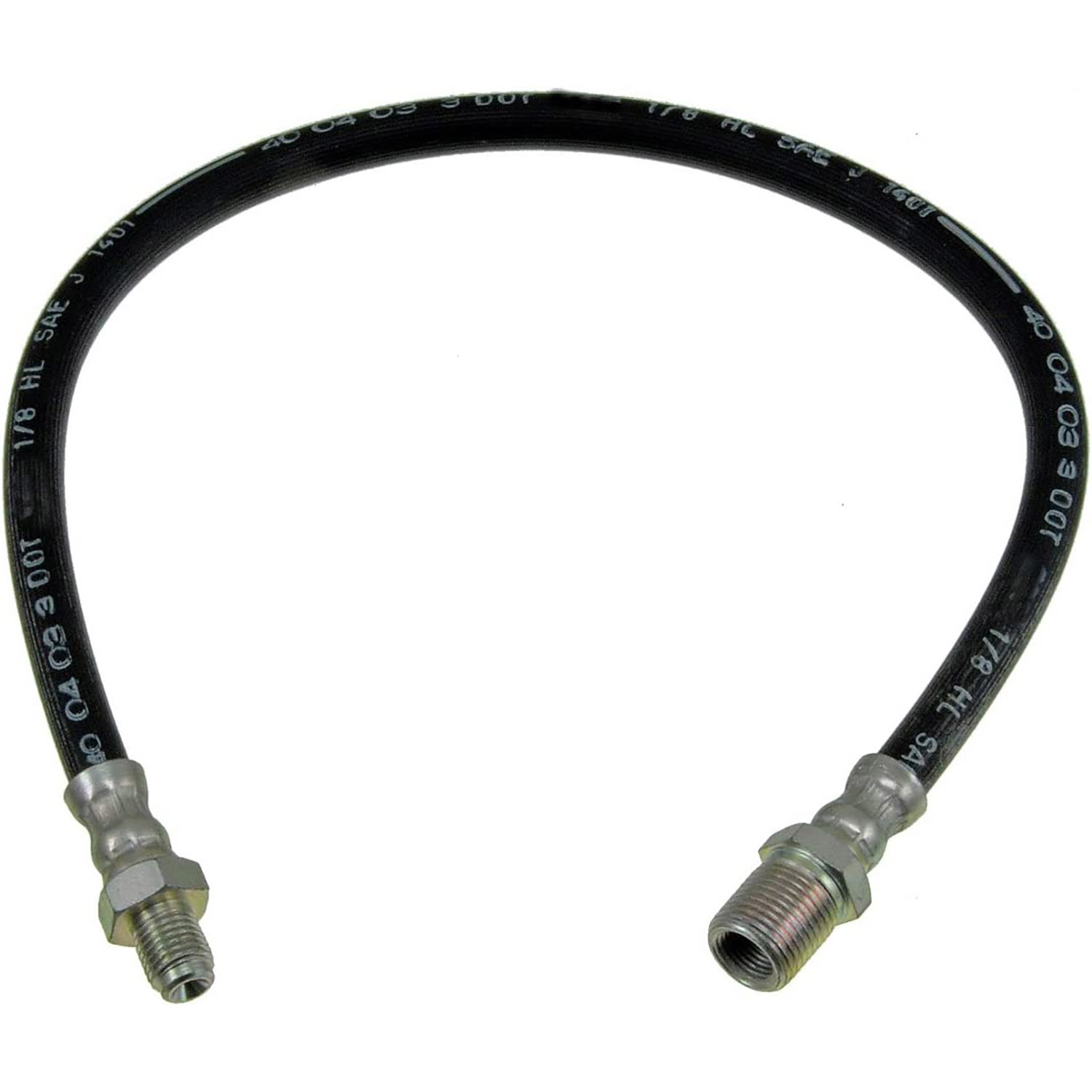 BRAKE HOSE - Brake Hydraulic Hose - Brake Hose - Brake Line - This automotive brake hydraulic hose was precision-engineered to match the fit, function and performance of the original brake hose on specific vehicles and positions to ensure safe, long-lasting durability as part of a complete brake repair. - 1976-41 - Brake Hydraulic Hose - DORMAN 19.5" Flexible Rubber Hydraulic Brake Hose for International - Dorman H4000 Brake Hydraulic Hose Compatible with Select Models - H4000 First Stop Series Brake Line, Metal and Rubber