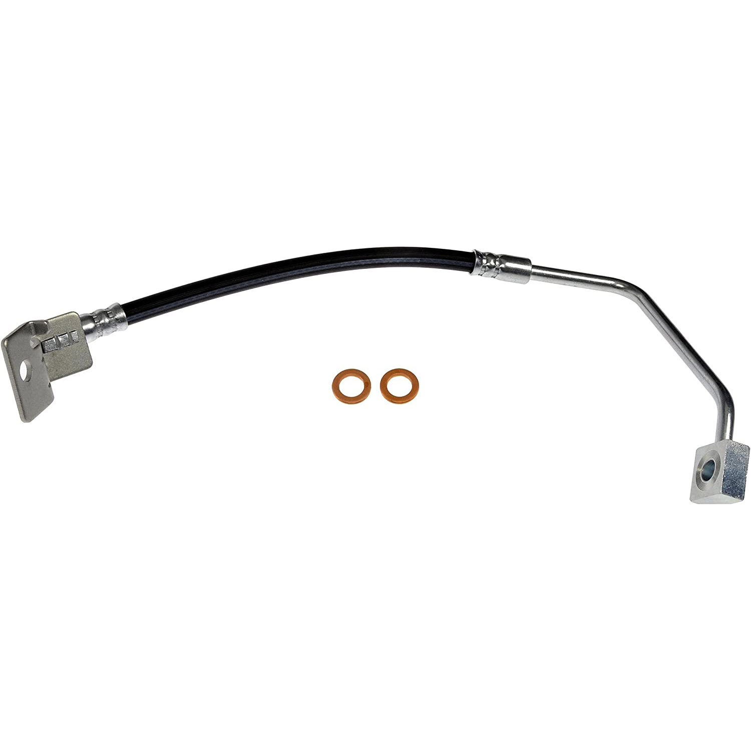 BRAKE HOSE - Brake Hydraulic Hose - Brake Hose - Brake Line - This automotive brake hydraulic hose was precision-engineered to match the fit, function and performance of the original brake hose on specific vehicles and positions to ensure safe, long-lasting durability as part of a complete brake repair. - Ford Explorer 2005-02, Lincoln Aviator 2005-03, Mercury Mountaineer 2005-02 - Dorman H620004 Rear Passenger Side Brake Hydraulic Hose Compatible with Select Ford / Lincoln / Mercury Models - H620004 Rear, Passenger Side First Stop Series Brake Line, EPDM Rubber