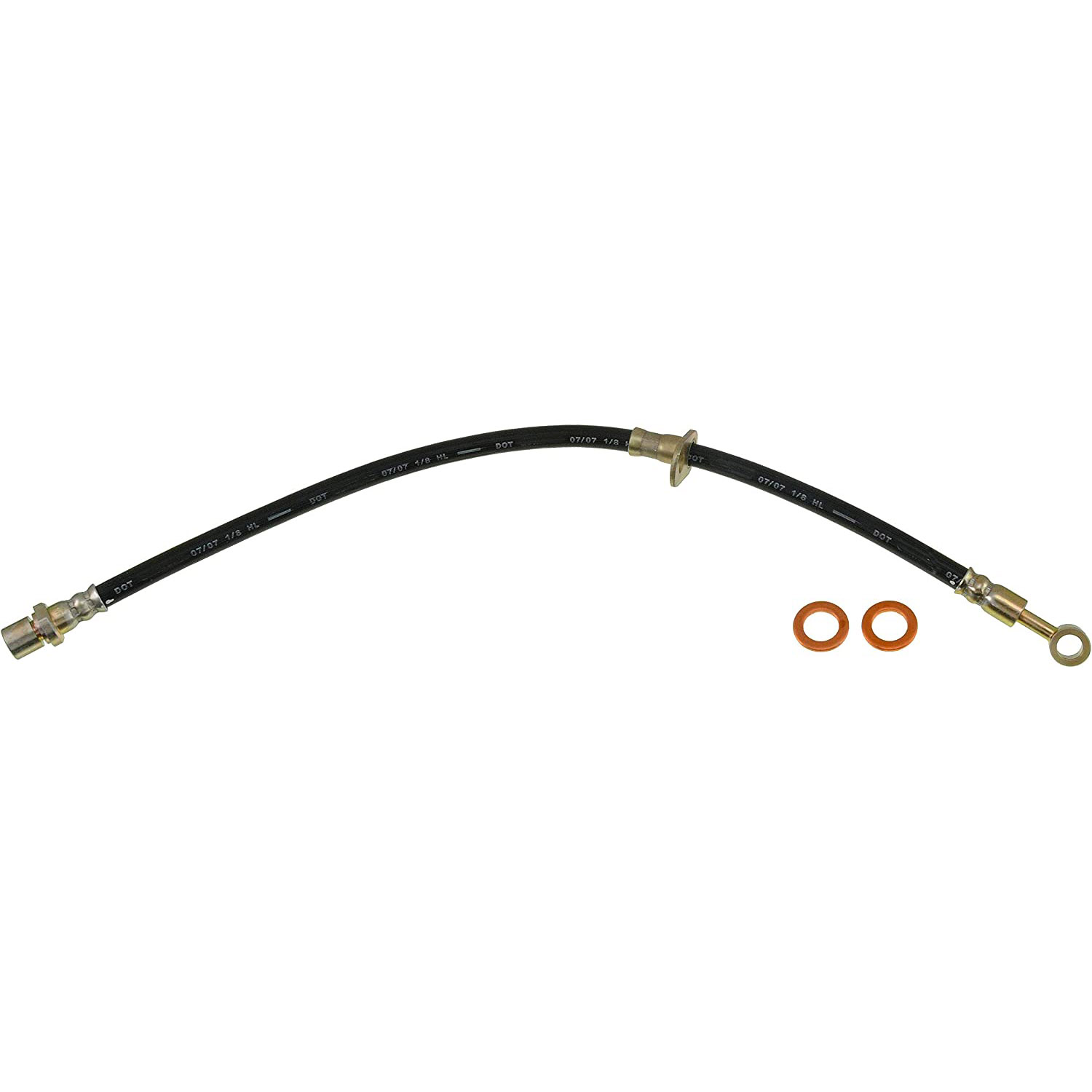 BRAKE HOSE - Brake Hydraulic Hose - Brake Hose - Brake Line - This automotive brake hydraulic hose was precision-engineered to match the fit, function and performance of the original brake hose on specific vehicles and positions to ensure safe, long-lasting durability as part of a complete brake repair. - Saab 9-2X 2006-05, Subaru Impreza 2016-02 - Dorman H620084 Front Passenger Side Brake Hydraulic Hose Compatible with Select Saab / Subaru Models - H620084 Front, Passenger Side First Stop Series Brake Line, EPDM Rubber