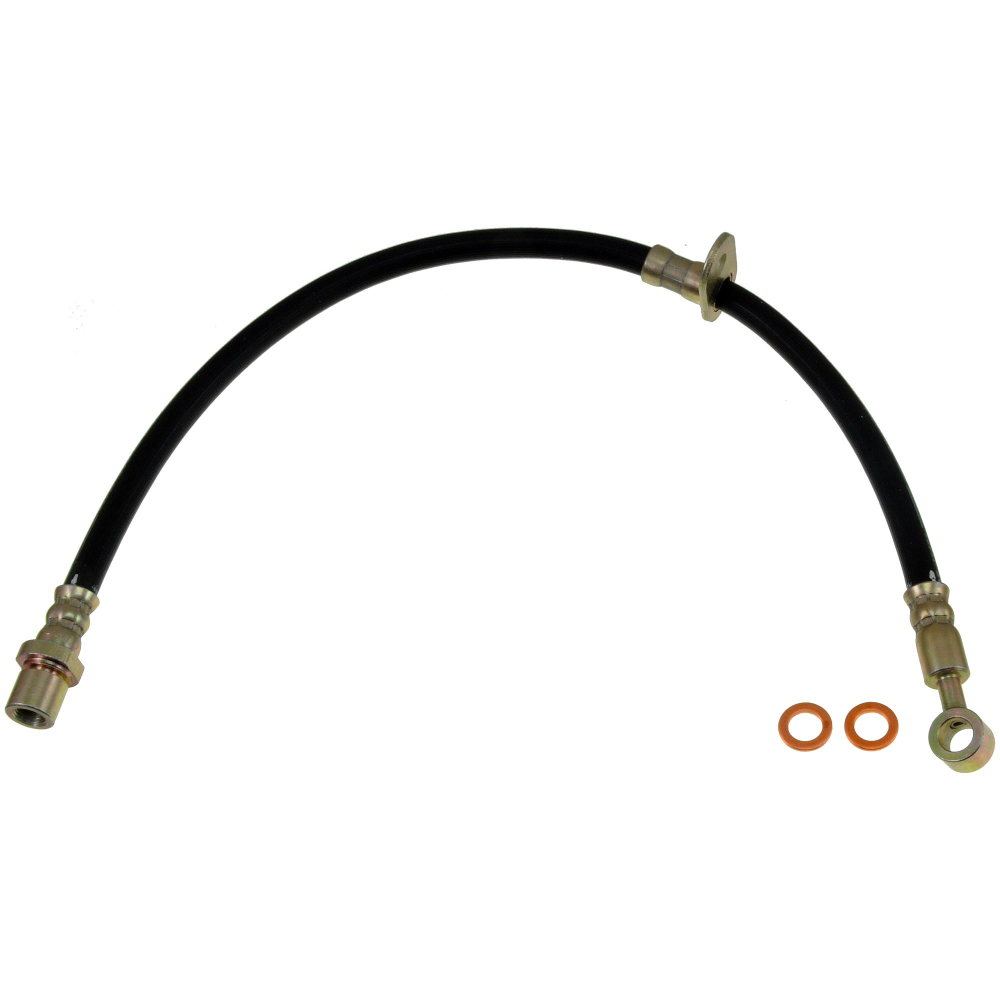 BRAKE HOSE - Brake Hydraulic Hose - Brake Hose - Brake Line - This automotive brake hydraulic hose was precision-engineered to match the fit, function and performance of the original brake hose on specific vehicles and positions to ensure safe, long-lasting durability as part of a complete brake repair. - Saab 9-2X 2006-05, Subaru Impreza 2016-02 - Dorman H620085 Front Driver Side Brake Hydraulic Hose Compatible with Select Saab / Subaru Models - H620085 Front, Driver Side First Stop Series Brake Line, EPDM Rubber