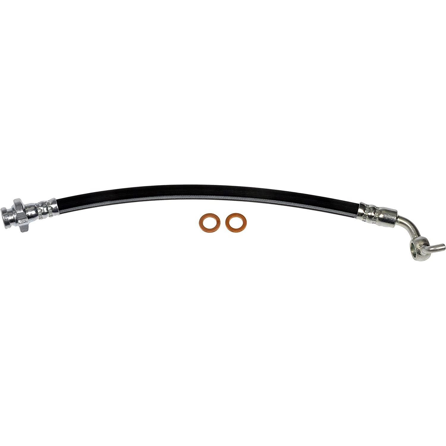 BRAKE HOSE - Brake Hydraulic Hose - Brake Line - Brake Hose - This automotive brake hydraulic hose was precision-engineered to match the fit, function and performance of the original brake hose on specific vehicles and positions to ensure safe, long-lasting durability as part of a complete brake repair. - Nissan Altima 2006-02, Nissan Maxima 2008-03 - Dorman H620131 Rear Passenger Side Brake Hydraulic Hose Compatible with Select Nissan Models - H620131 Rear, Passenger Side First Stop Series Brake Line, EPDM Rubber