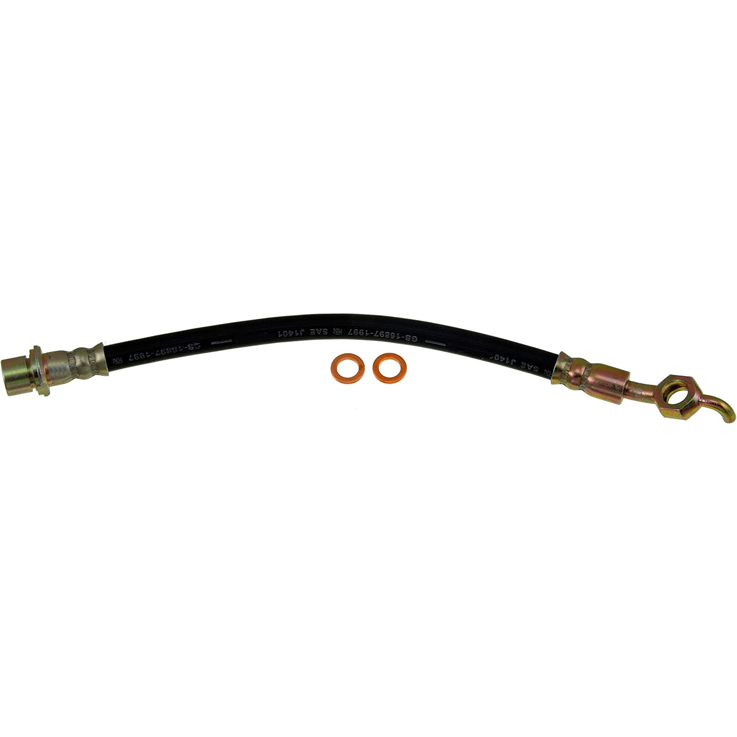 BRAKE HOSE - Brake Hydraulic Hose - Brake Line - Brake Hose - This automotive brake hydraulic hose was precision-engineered to match the fit, function and performance of the original brake hose on specific vehicles and positions to ensure safe, long-lasting durability as part of a complete brake repair. - Scion tC 2010-05, Toyota Celica 2005-00 - Dorman H620232 Brake Hydraulic Hose Compatible with Select Scion / Toyota Models - H620232 Rear, Driver and Passenger Side First Stop Series Brake Line, EPDM Rubber
