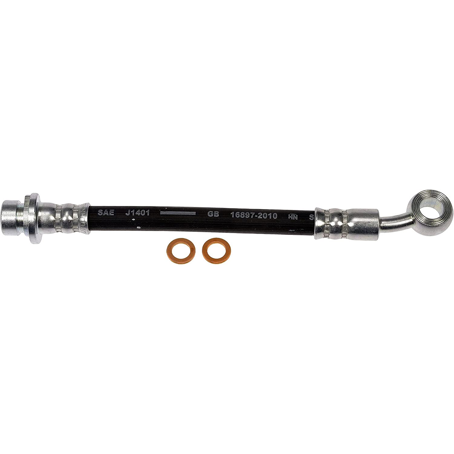 BRAKE HOSE - Brake Hydraulic Hose - Brake Hose - Brake Line - This automotive brake hydraulic hose was precision-engineered to match the fit, function and performance of the original brake hose on specific vehicles and positions to ensure safe, long-lasting durability as part of a complete brake repair. - Acura MDX 2006-01, Honda Pilot 2008-03 - Dorman H620327 Brake Hydraulic Hose Compatible with Select Acura / Honda Models - H620327 Rear, Driver and Passenger Side, Outer First Stop Series Brake Line, EPDM Rubber