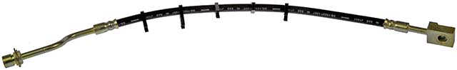 BRAKE HOSE - Brake Hydraulic Hose - Brake Line - Brake Hose - This automotive brake hydraulic hose was precision-engineered to match the fit, function and performance of the original brake hose on specific vehicles and positions to ensure safe, long-lasting durability as part of a complete brake repair. - Chevrolet 2009-03, GMC 2009-03, Isuzu 2009-04 - Brake Hydraulic Hose - DORMAN 22.88" Flexible Rubber Hydraulic Brake Hose for Chevrolet - H620373 Rear, Driver Side First Stop Series Brake Line, Metal and Rubber