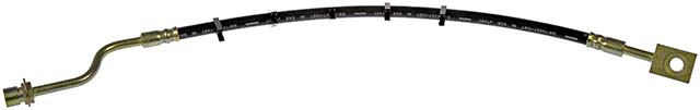 BRAKE HOSE - Brake Hydraulic Hose - Brake Line - Brake Hose - This automotive brake hydraulic hose was precision-engineered to match the fit, function and performance of the original brake hose on specific vehicles and positions to ensure safe, long-lasting durability as part of a complete brake repair. - Chevrolet 2009-03, GMC 2009-03, Isuzu 2009-04 - Brake Hydraulic Hose - DORMAN 22.88" Flexible Rubber Hydraulic Brake Hose for Chevrolet - H620374 Rear, Passenger Side First Stop Series Brake Line, Metal and Rubber