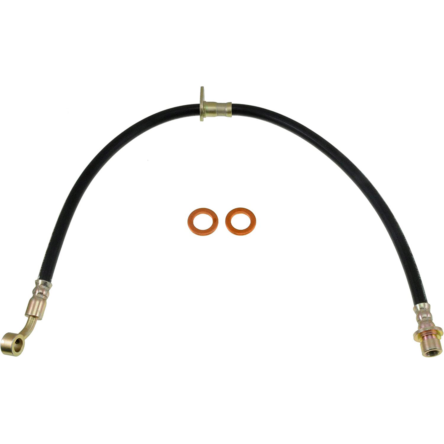 BRAKE HOSE - Brake Hydraulic Hose - Brake Hose - Brake Line - This automotive brake hydraulic hose was precision-engineered to match the fit, function and performance of the original brake hose on specific vehicles and positions to ensure safe, long-lasting durability as part of a complete brake repair. - Honda Element 2011, Honda Element 2009-03 - Brake Hydraulic Hose - Dorman H620401 Front Driver Side Brake Hydraulic Hose Compatible with Select Honda Models - H620401 Front, Driver Side First Stop Series Brake Line, EPDM Rubber