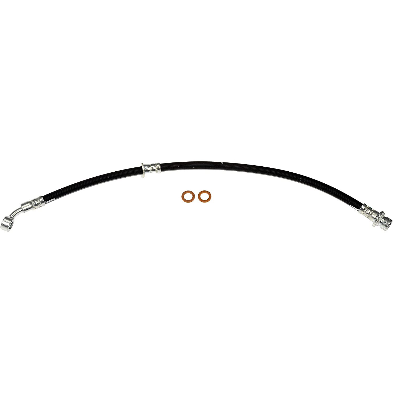 BRAKE HOSE - Brake Hydraulic Hose - Brake Hose - Brake Line - This automotive brake hydraulic hose was precision-engineered to match the fit, function and performance of the original brake hose on specific vehicles and positions to ensure safe, long-lasting durability as part of a complete brake repair. - Honda Accord 2007-03 - Dorman H620415 Rear Driver Side Brake Hydraulic Hose Compatible with Select Honda Models - H620415 Rear, Driver Side First Stop Series Brake Line, EPDM Rubber