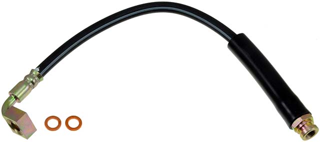 BRAKE HOSE - Brake Hydraulic Hose - Brake Hose - Brake Line - This automotive brake hydraulic hose was precision-engineered to match the fit, function and performance of the original brake hose on specific vehicles and positions to ensure safe, long-lasting durability as part of a complete brake repair. - Chevrolet 2012-04, GMC 2012-04, Isuzu 2008-06 - Dorman H620437 Front Driver Side Brake Hydraulic Hose Compatible with Select Chevrolet / GMC / Isuzu Models - H620437 Front, Driver Side First Stop Series Brake Line, Metal and Rubber