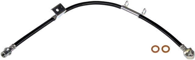 BRAKE HOSE - Brake Hydraulic Hose - Brake Hose - Brake Line - This automotive brake hydraulic hose was precision-engineered to match the fit, function and performance of the original brake hose on specific vehicles and positions to ensure safe, long-lasting durability as part of a complete brake repair. - Cadillac 2006-02, Chevrolet 2007-99, GMC 2007-99 - Brake Hydraulic Hose - Dorman H620442 Front Passenger Side Brake Hydraulic Hose Compatible with Select Cadillac / Chevrolet / GMC Models - H620442 Front, Passenger Side First Stop Series Brake Line, Metal and Rubber