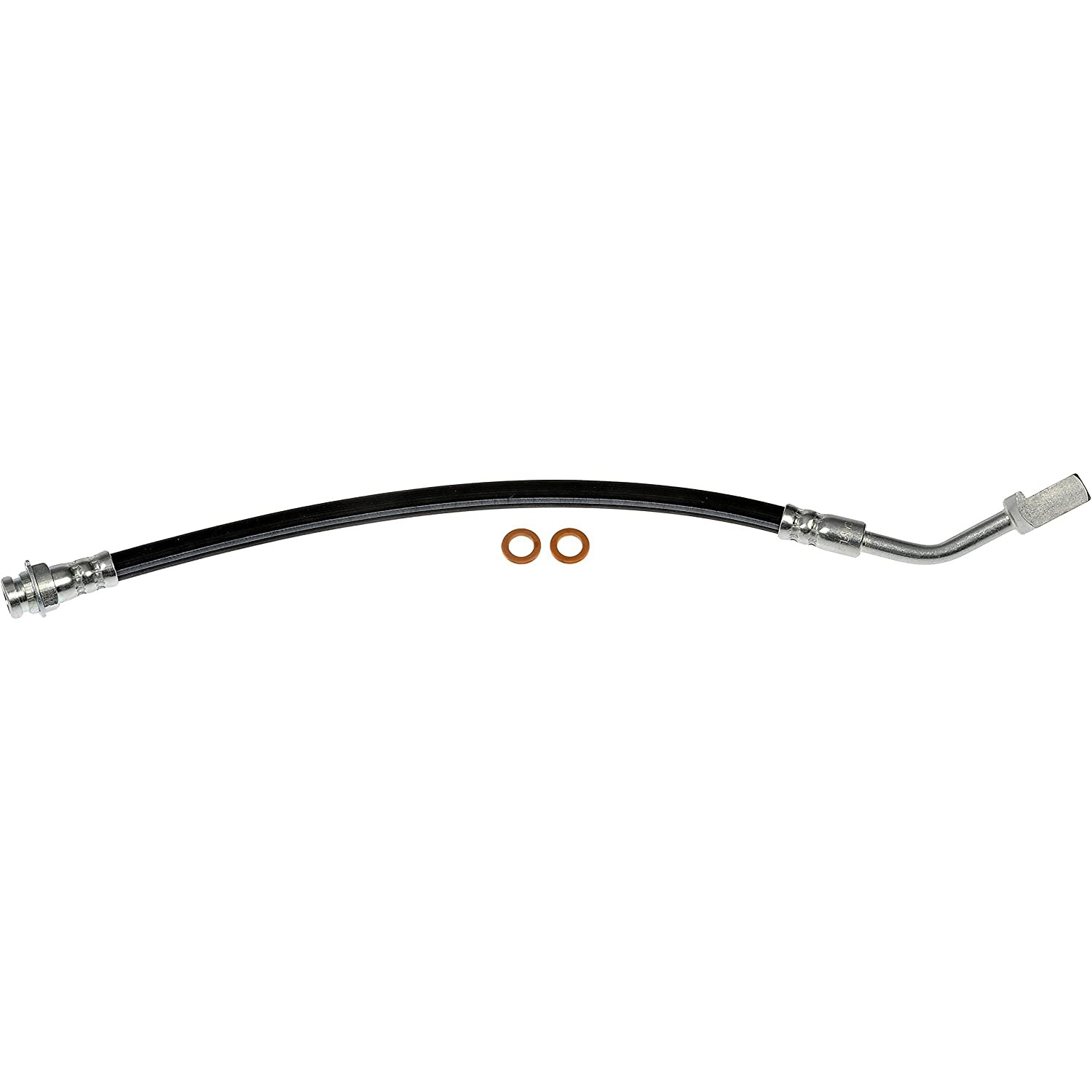 BRAKE HOSE - Brake Hydraulic Hose - Brake Line - Brake Hose - This automotive brake hydraulic hose was precision-engineered to match the fit, function and performance of the original brake hose on specific vehicles and positions to ensure safe, long-lasting durability as part of a complete brake repair. - Buick Terraza 2007-05, Chevrolet Uplander 2009-05, Pontiac Montana 2009-05, Saturn Relay 2007-05 - Dorman H620466 Front Driver Side Brake Hydraulic Hose Compatible with Select Models - H620466 Front, Driver Side First Stop Series Brake Line, EPDM Rubber